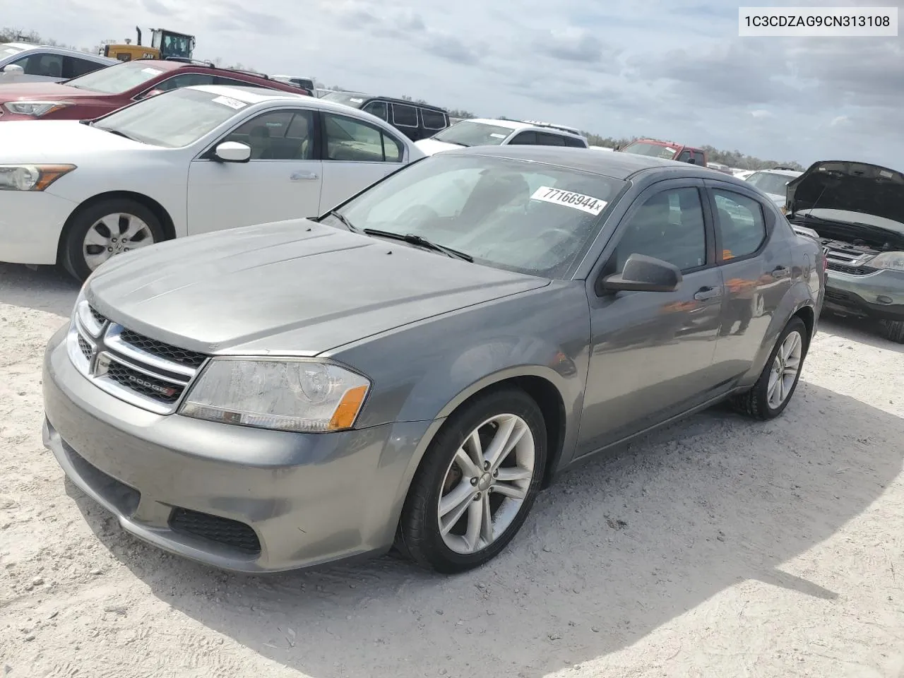 2012 Dodge Avenger Se VIN: 1C3CDZAG9CN313108 Lot: 77166944