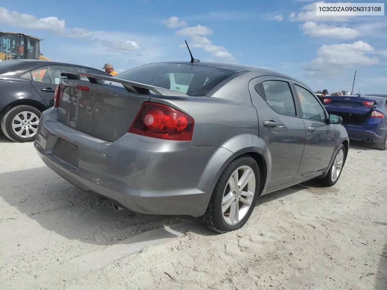 2012 Dodge Avenger Se VIN: 1C3CDZAG9CN313108 Lot: 77166944