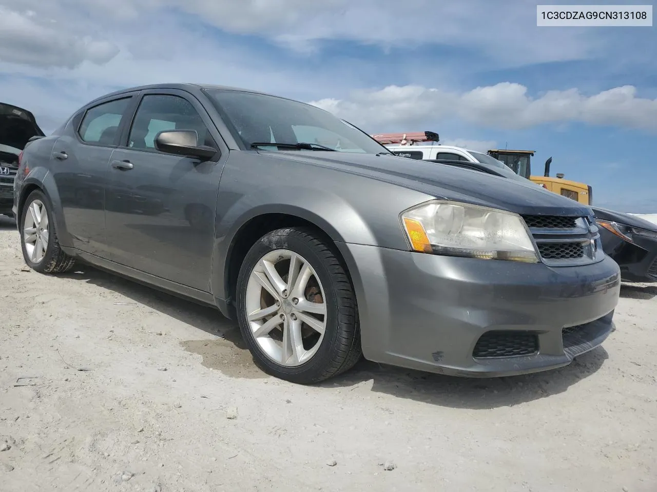 2012 Dodge Avenger Se VIN: 1C3CDZAG9CN313108 Lot: 77166944