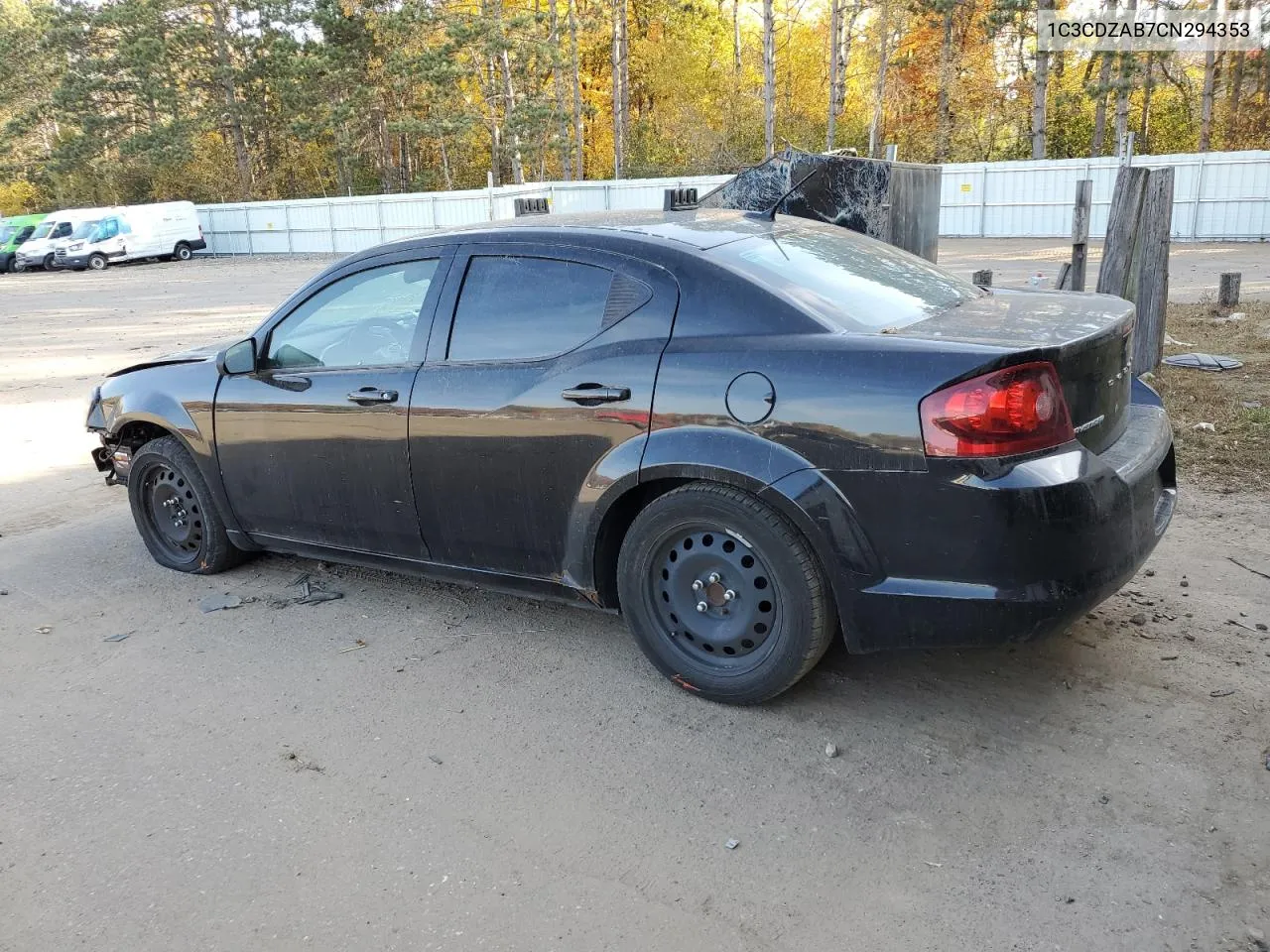 2012 Dodge Avenger Se VIN: 1C3CDZAB7CN294353 Lot: 77221774