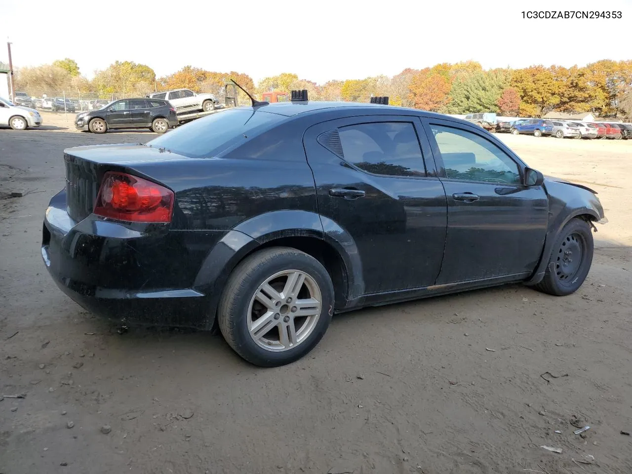 2012 Dodge Avenger Se VIN: 1C3CDZAB7CN294353 Lot: 77221774