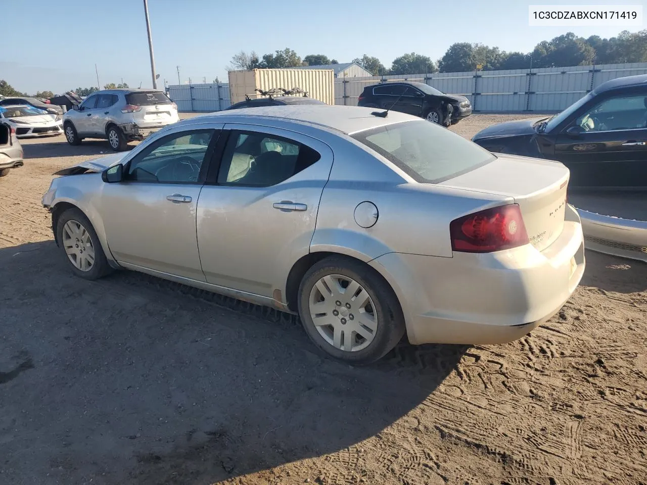 2012 Dodge Avenger Se VIN: 1C3CDZABXCN171419 Lot: 77384974