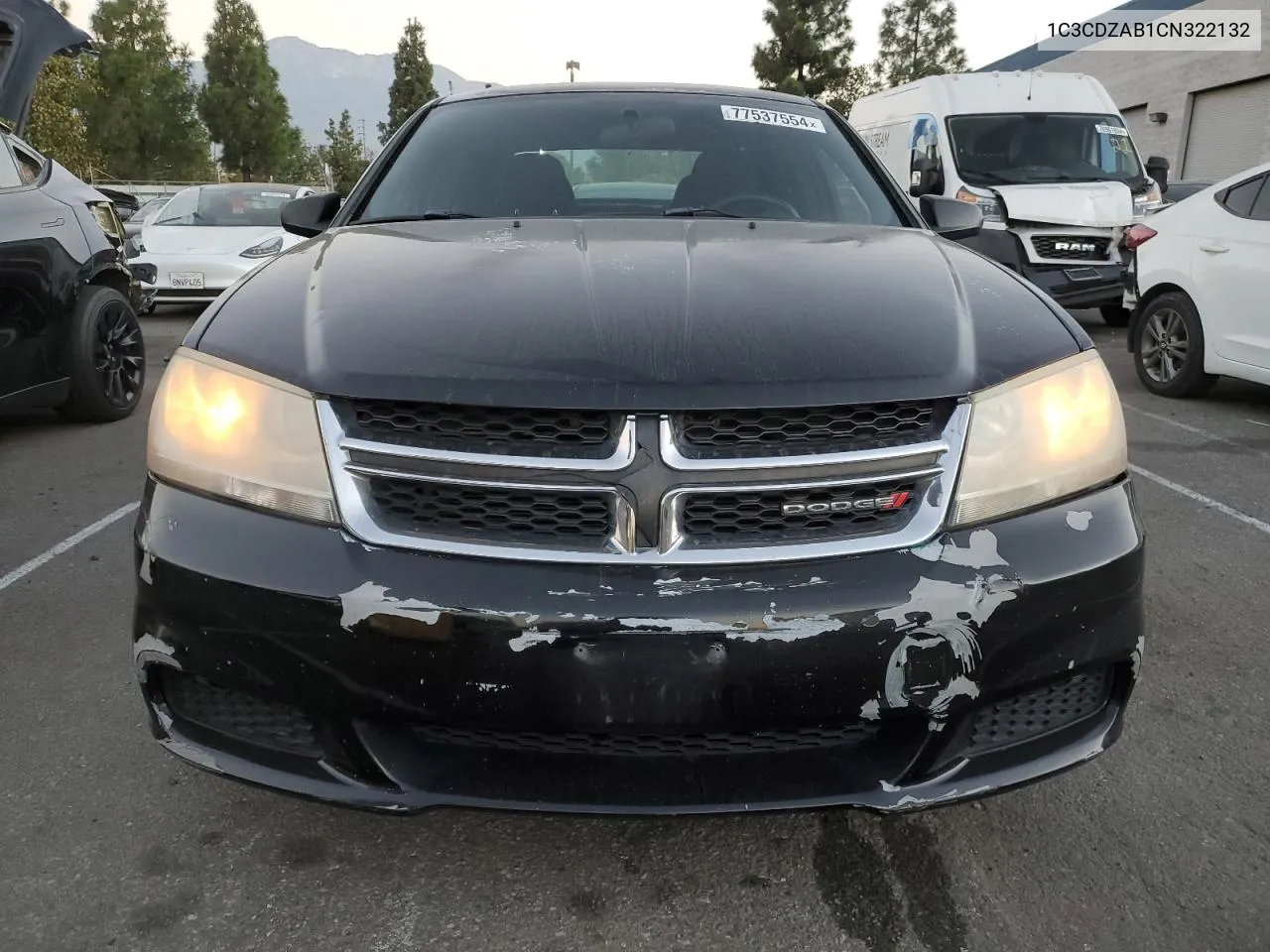 1C3CDZAB1CN322132 2012 Dodge Avenger Se