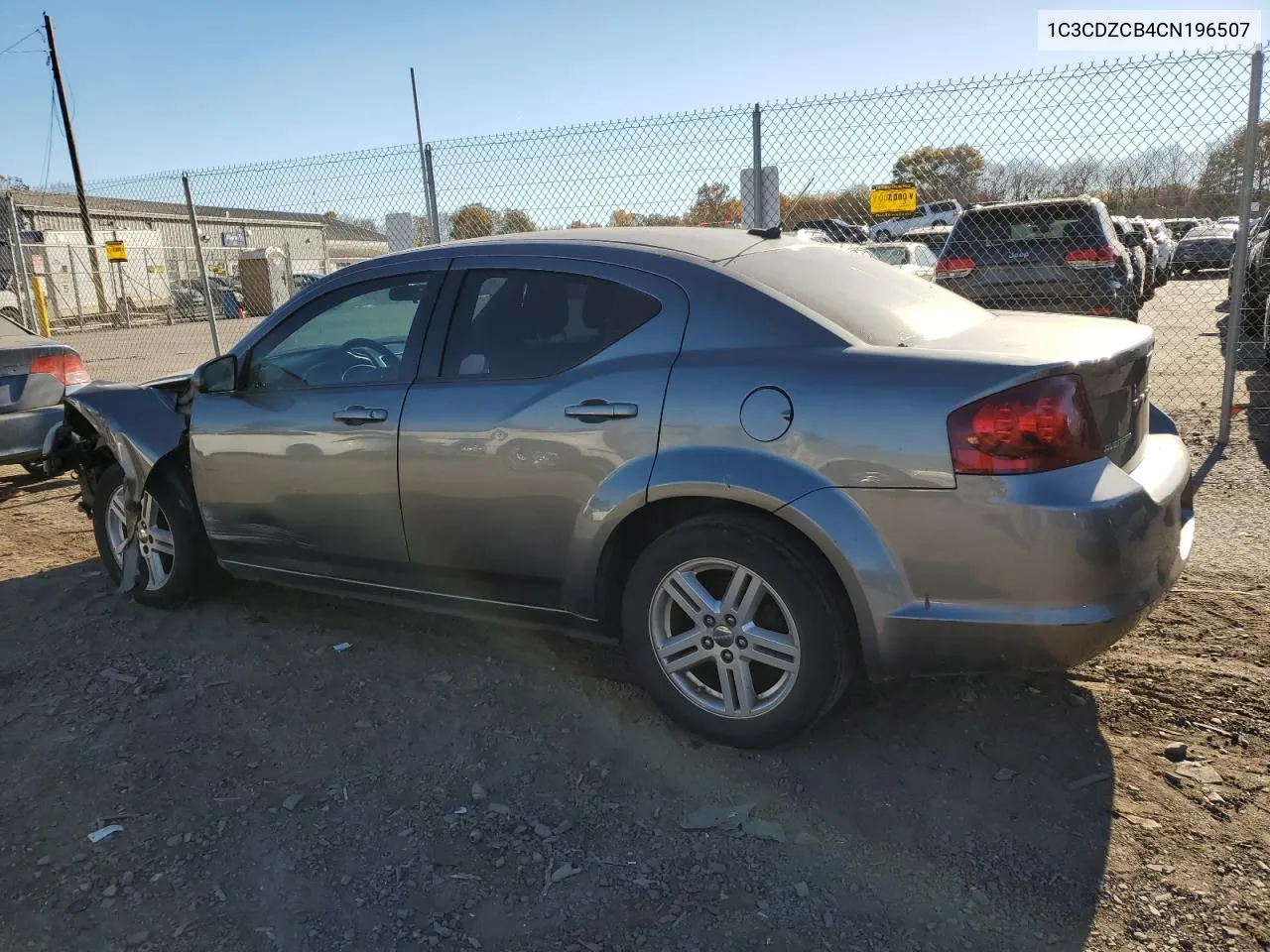 2012 Dodge Avenger Sxt VIN: 1C3CDZCB4CN196507 Lot: 77573564