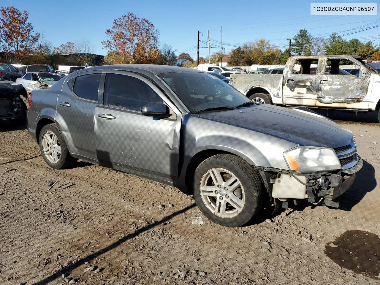 2012 Dodge Avenger Sxt VIN: 1C3CDZCB4CN196507 Lot: 77573564