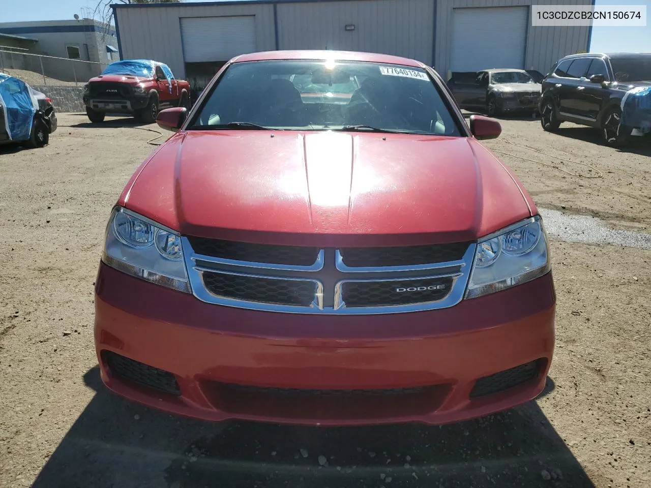 2012 Dodge Avenger Sxt VIN: 1C3CDZCB2CN150674 Lot: 77640134