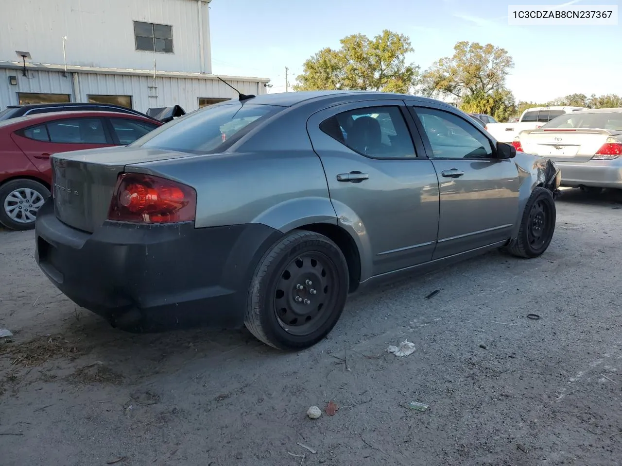 2012 Dodge Avenger Se VIN: 1C3CDZAB8CN237367 Lot: 77855524