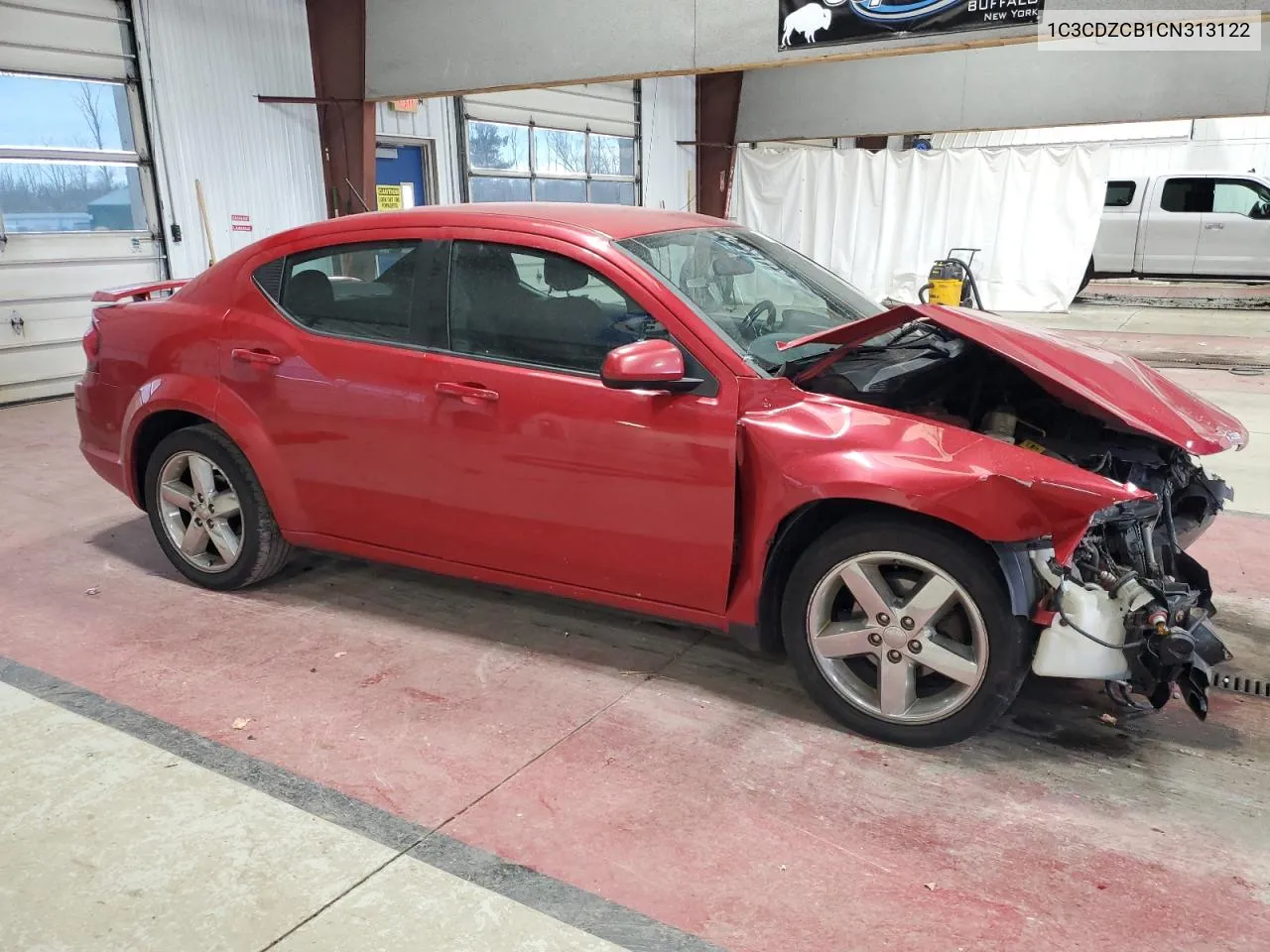 2012 Dodge Avenger Sxt VIN: 1C3CDZCB1CN313122 Lot: 77869334