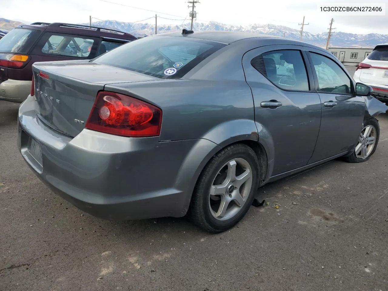 2012 Dodge Avenger Sxt VIN: 1C3CDZCB6CN272406 Lot: 78532394