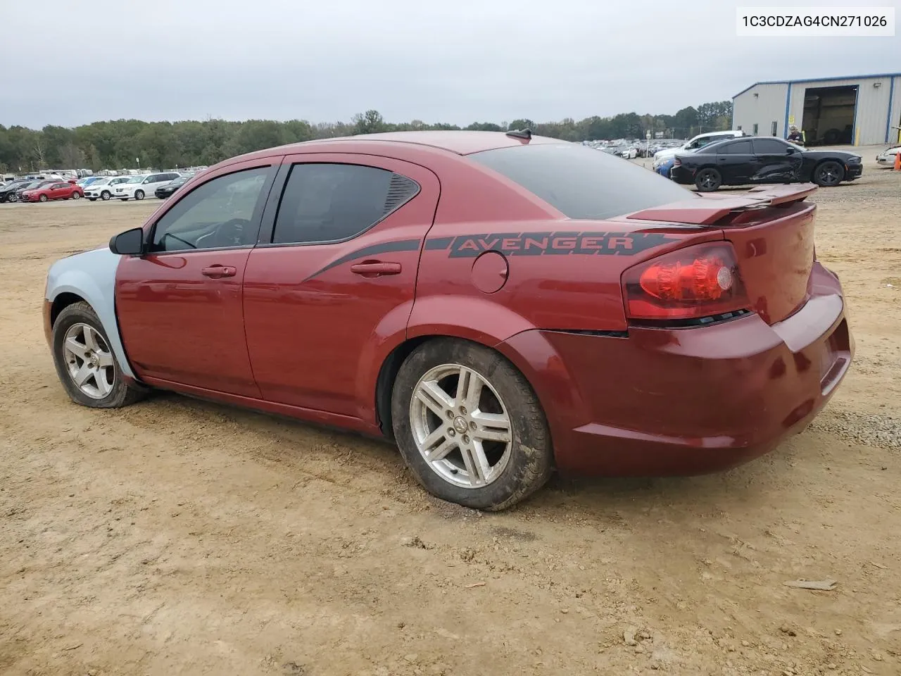 2012 Dodge Avenger Se VIN: 1C3CDZAG4CN271026 Lot: 79012574