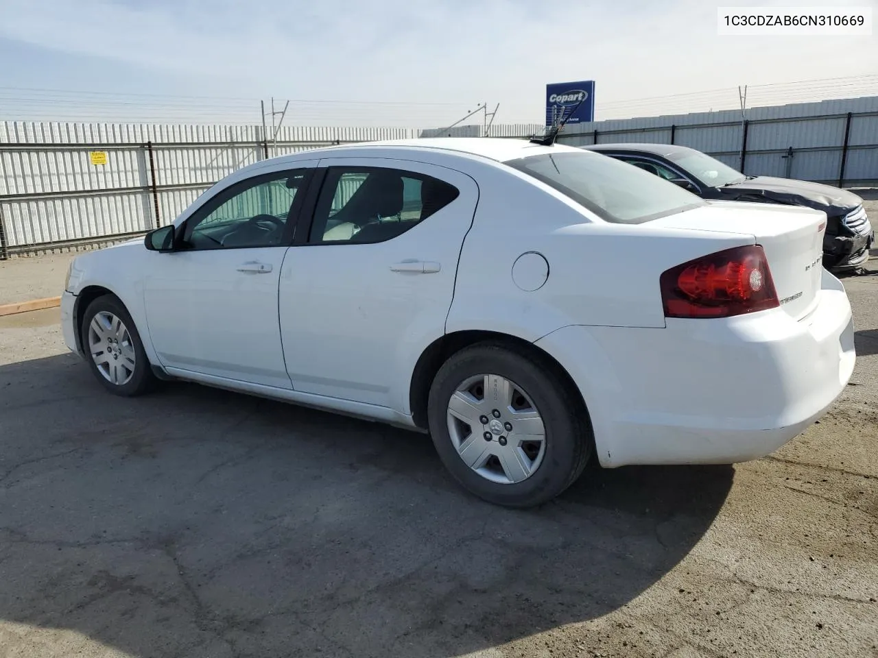 2012 Dodge Avenger Se VIN: 1C3CDZAB6CN310669 Lot: 79665294