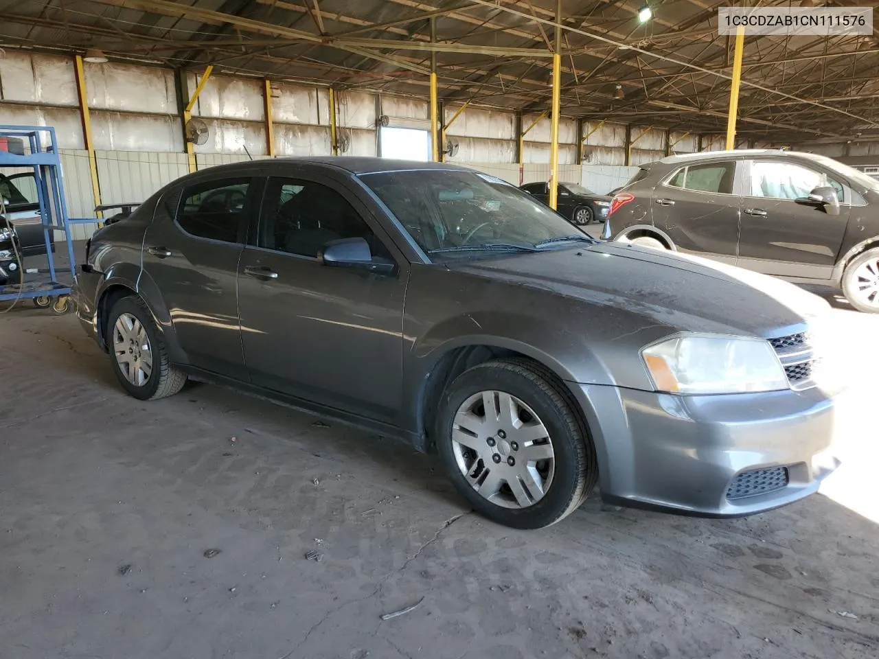 2012 Dodge Avenger Se VIN: 1C3CDZAB1CN111576 Lot: 79935394