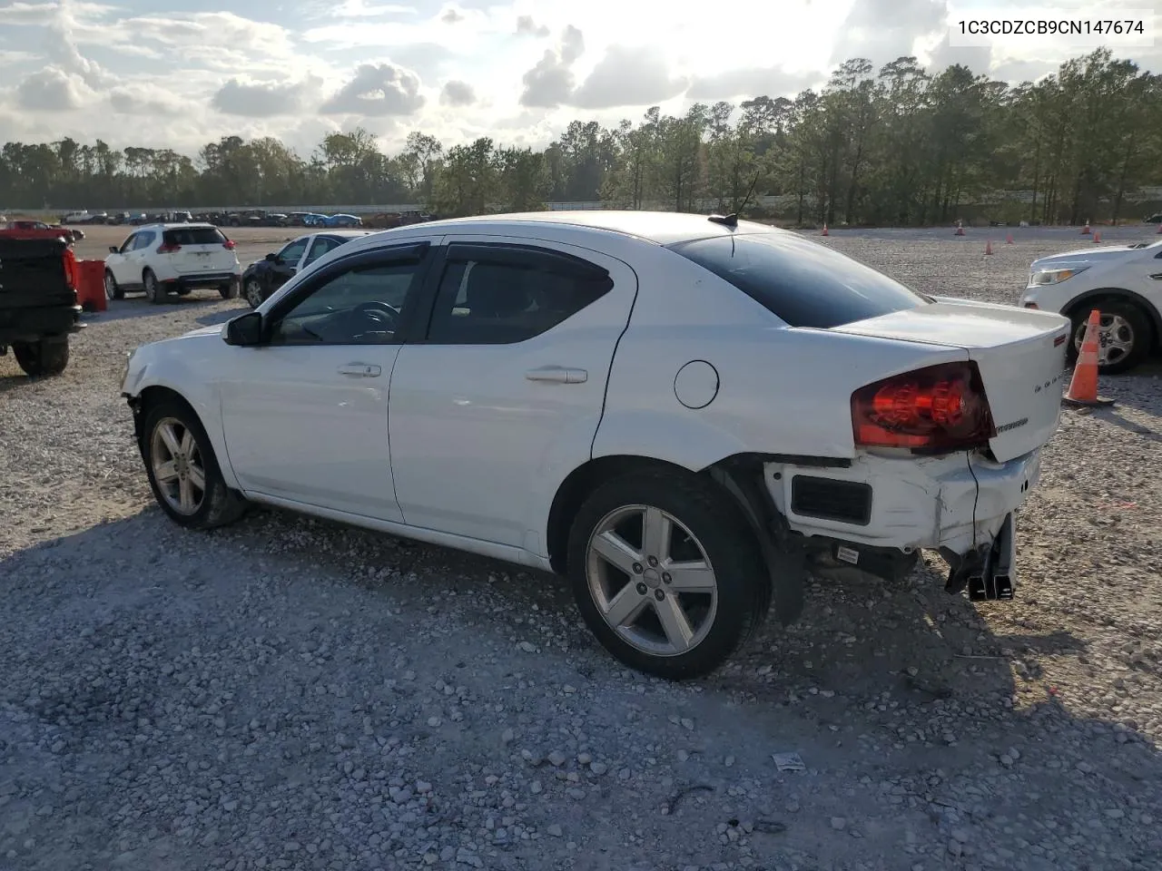 2012 Dodge Avenger Sxt VIN: 1C3CDZCB9CN147674 Lot: 79963154