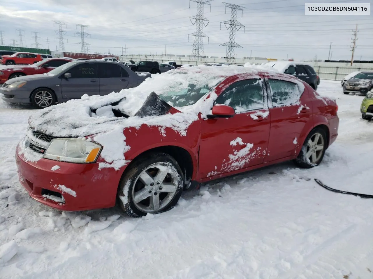 1C3CDZCB6DN504116 2013 Dodge Avenger Sxt