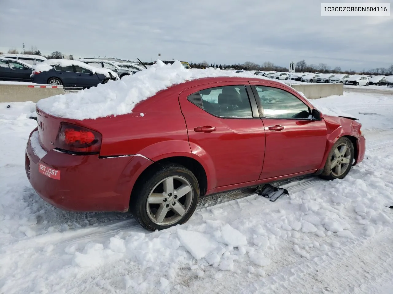 1C3CDZCB6DN504116 2013 Dodge Avenger Sxt