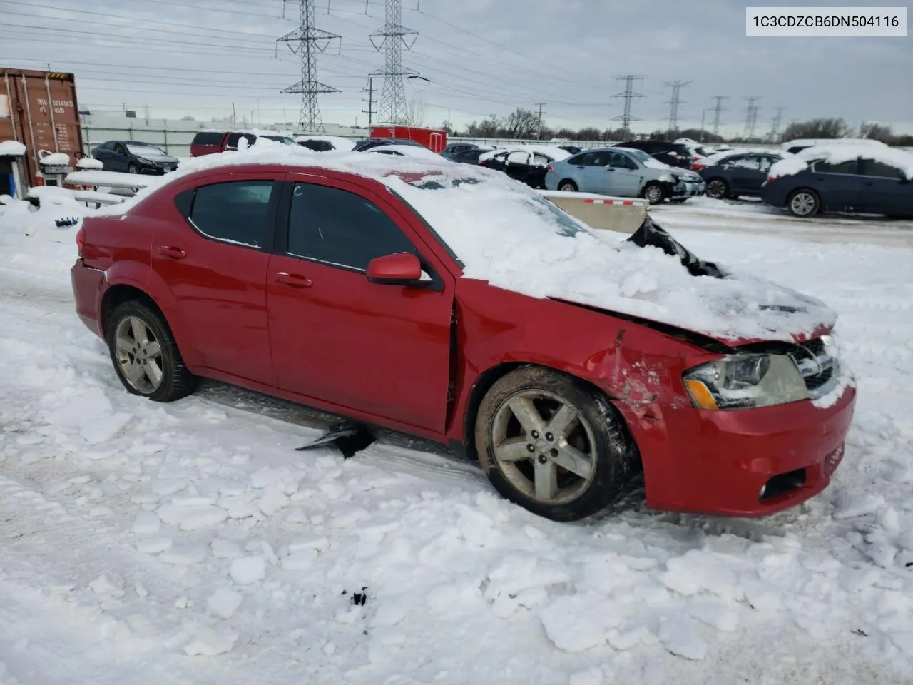 1C3CDZCB6DN504116 2013 Dodge Avenger Sxt