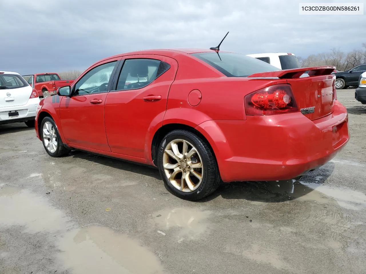 2013 Dodge Avenger R/T VIN: 1C3CDZBG0DN586261 Lot: 43729933