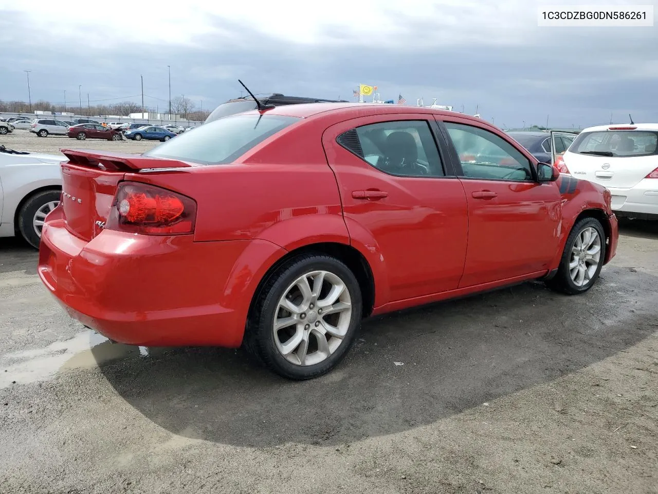 2013 Dodge Avenger R/T VIN: 1C3CDZBG0DN586261 Lot: 43729933