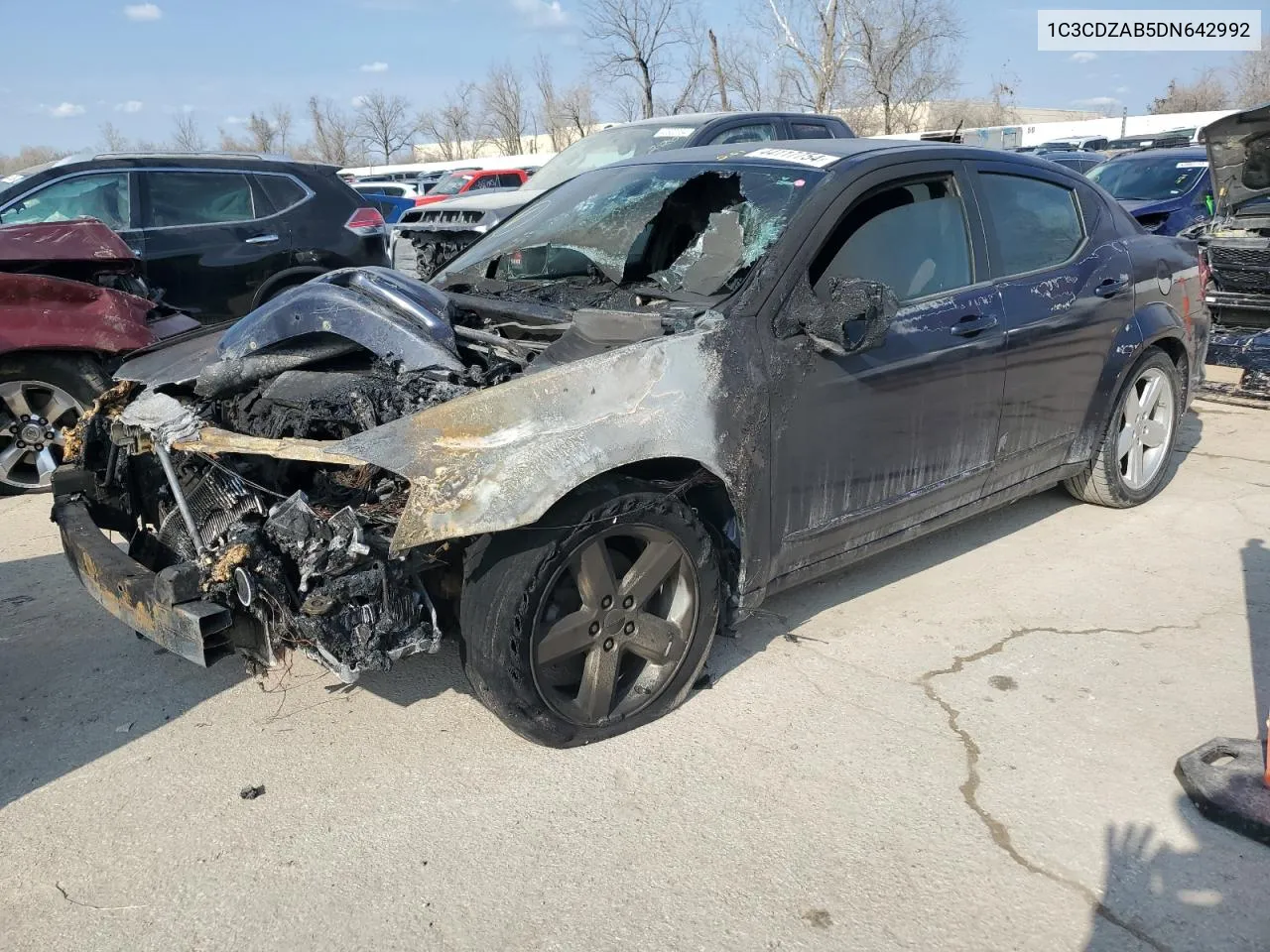 2013 Dodge Avenger Se VIN: 1C3CDZAB5DN642992 Lot: 44117754