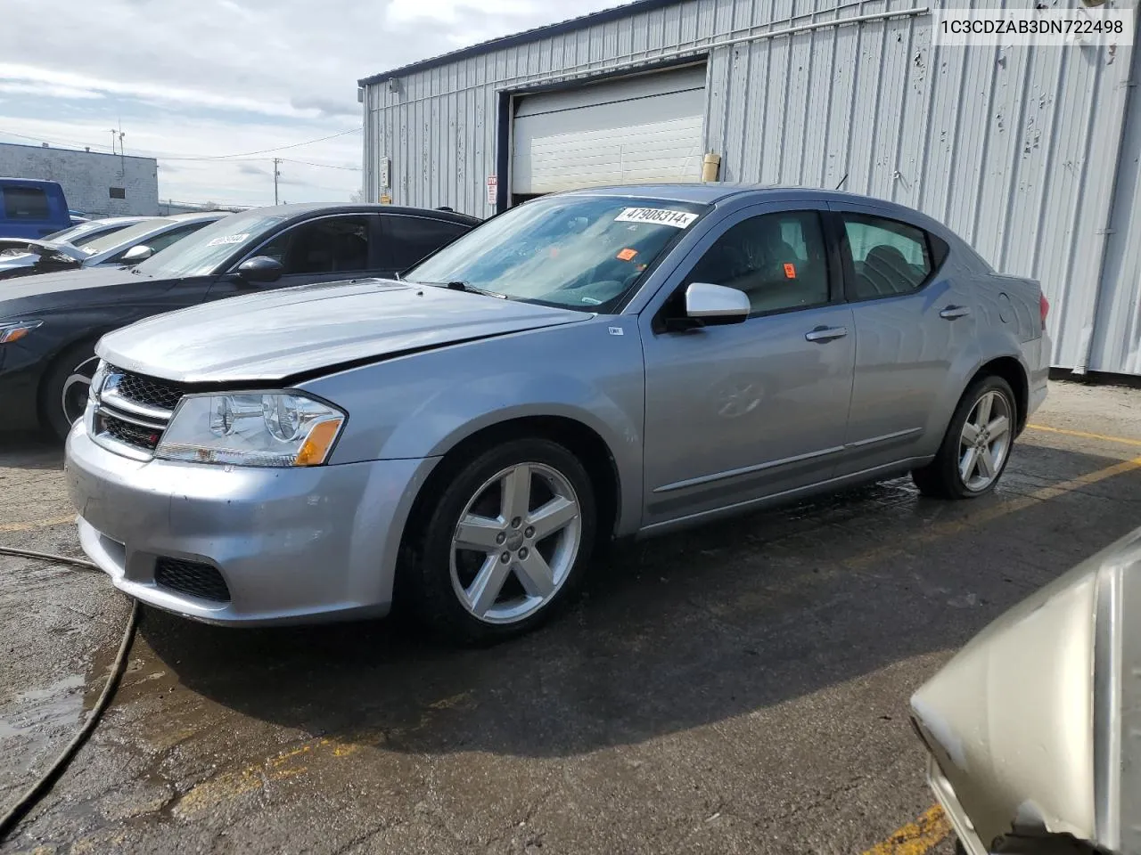 2013 Dodge Avenger Se VIN: 1C3CDZAB3DN722498 Lot: 47908314