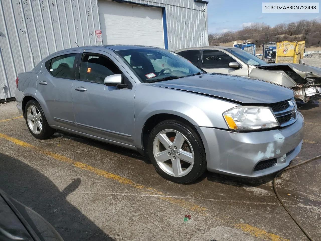 2013 Dodge Avenger Se VIN: 1C3CDZAB3DN722498 Lot: 47908314