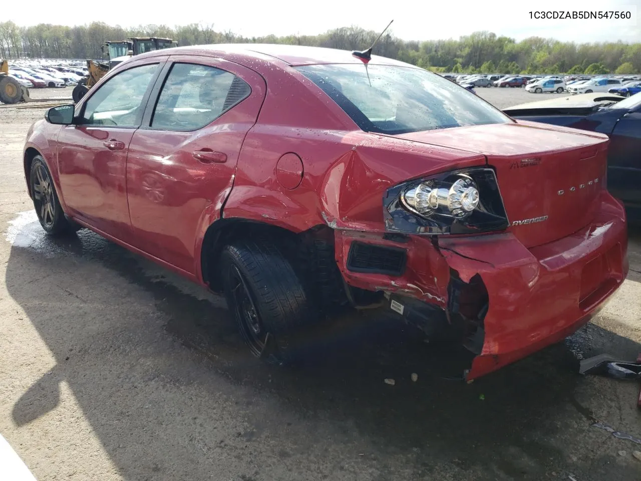 2013 Dodge Avenger Se VIN: 1C3CDZAB5DN547560 Lot: 48943044