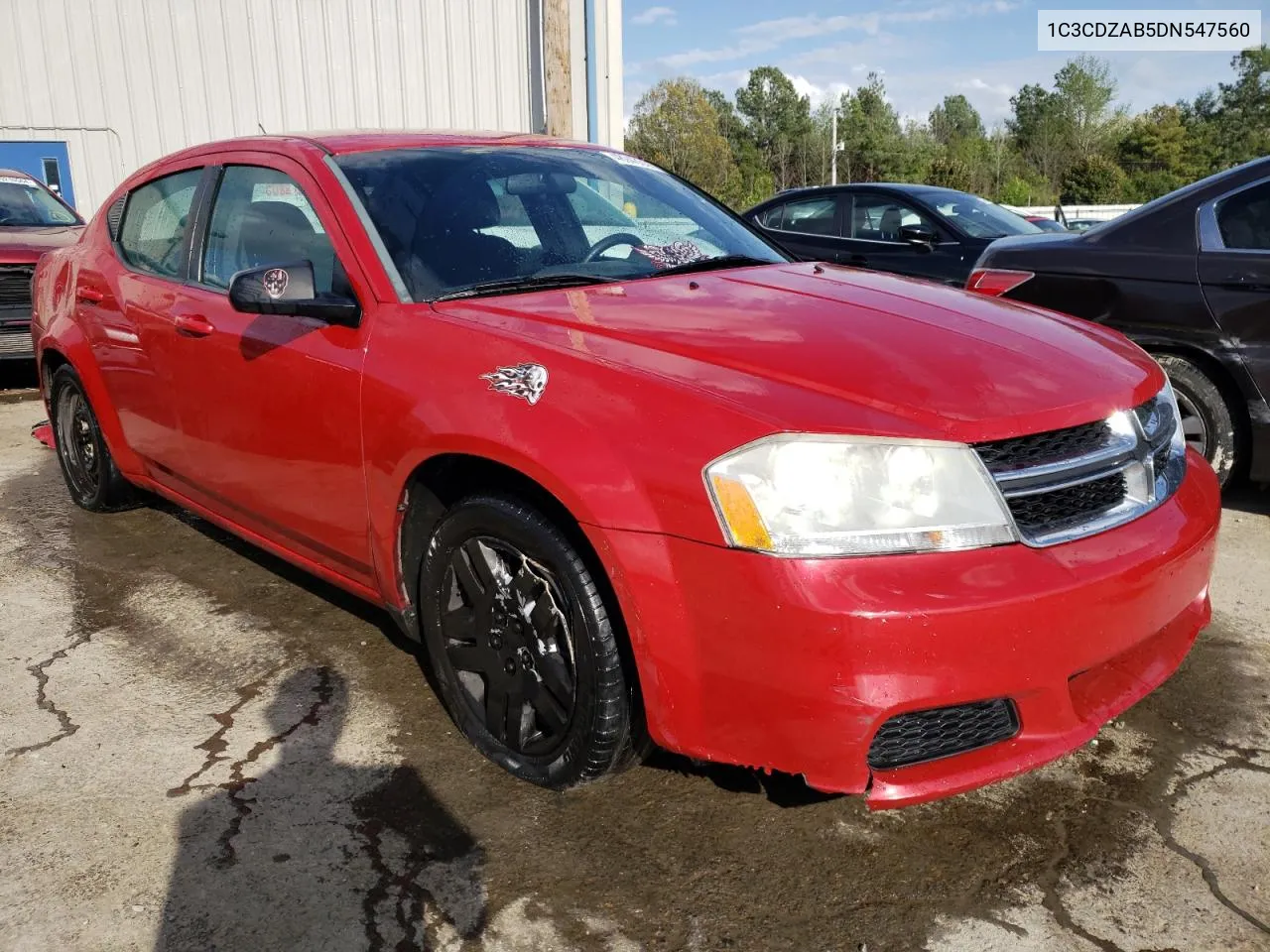 2013 Dodge Avenger Se VIN: 1C3CDZAB5DN547560 Lot: 48943044