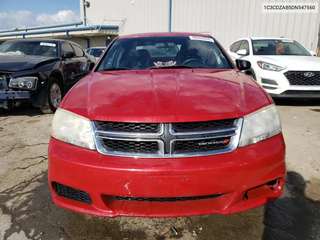 2013 Dodge Avenger Se VIN: 1C3CDZAB5DN547560 Lot: 48943044