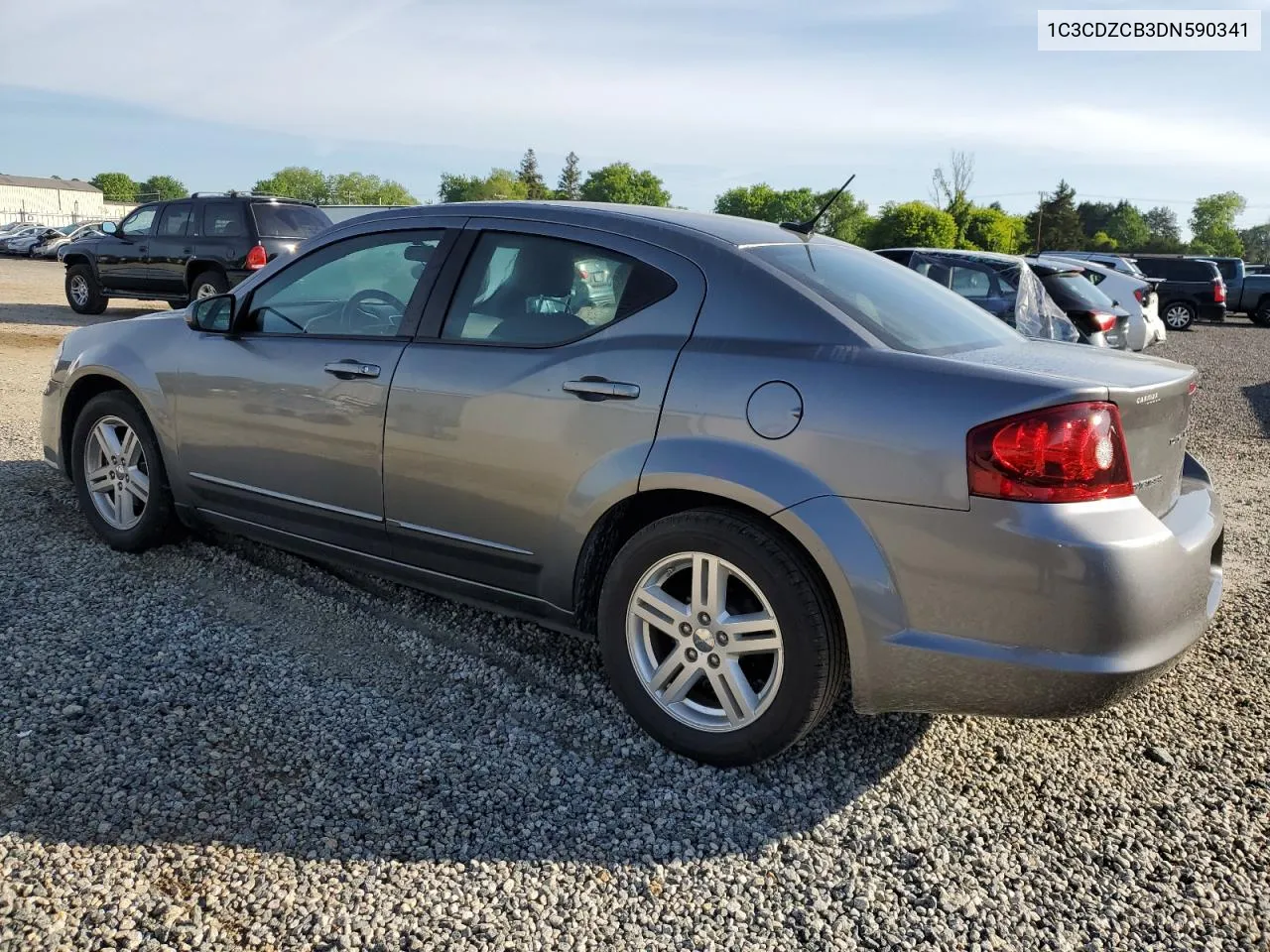 2013 Dodge Avenger Sxt VIN: 1C3CDZCB3DN590341 Lot: 50780234