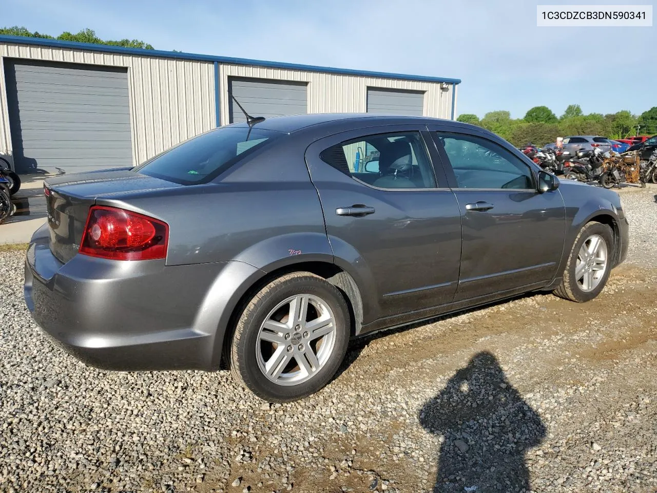 2013 Dodge Avenger Sxt VIN: 1C3CDZCB3DN590341 Lot: 50780234