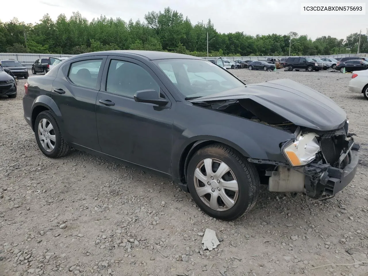 2013 Dodge Avenger Se VIN: 1C3CDZABXDN575693 Lot: 51588484