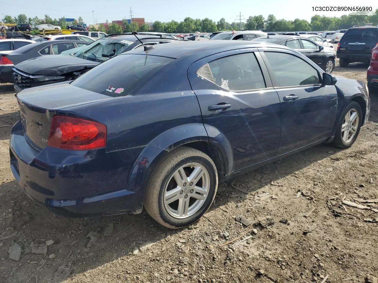 2013 Dodge Avenger Sxt VIN: 1C3CDZCB9DN656990 Lot: 56195634