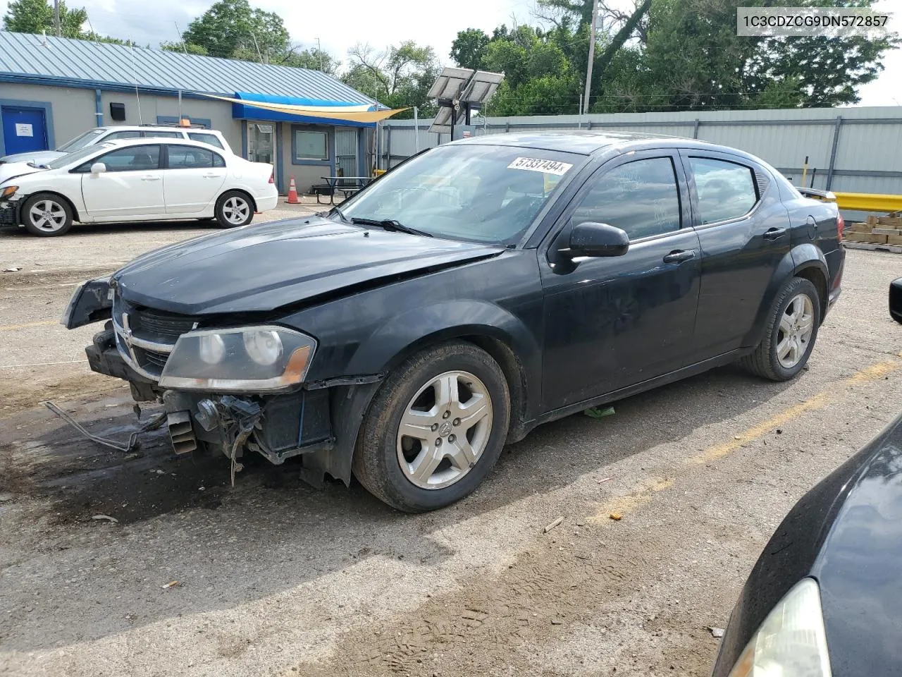 2013 Dodge Avenger Sxt VIN: 1C3CDZCG9DN572857 Lot: 57337494