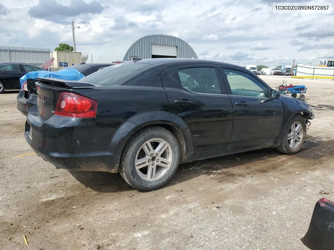 2013 Dodge Avenger Sxt VIN: 1C3CDZCG9DN572857 Lot: 57337494