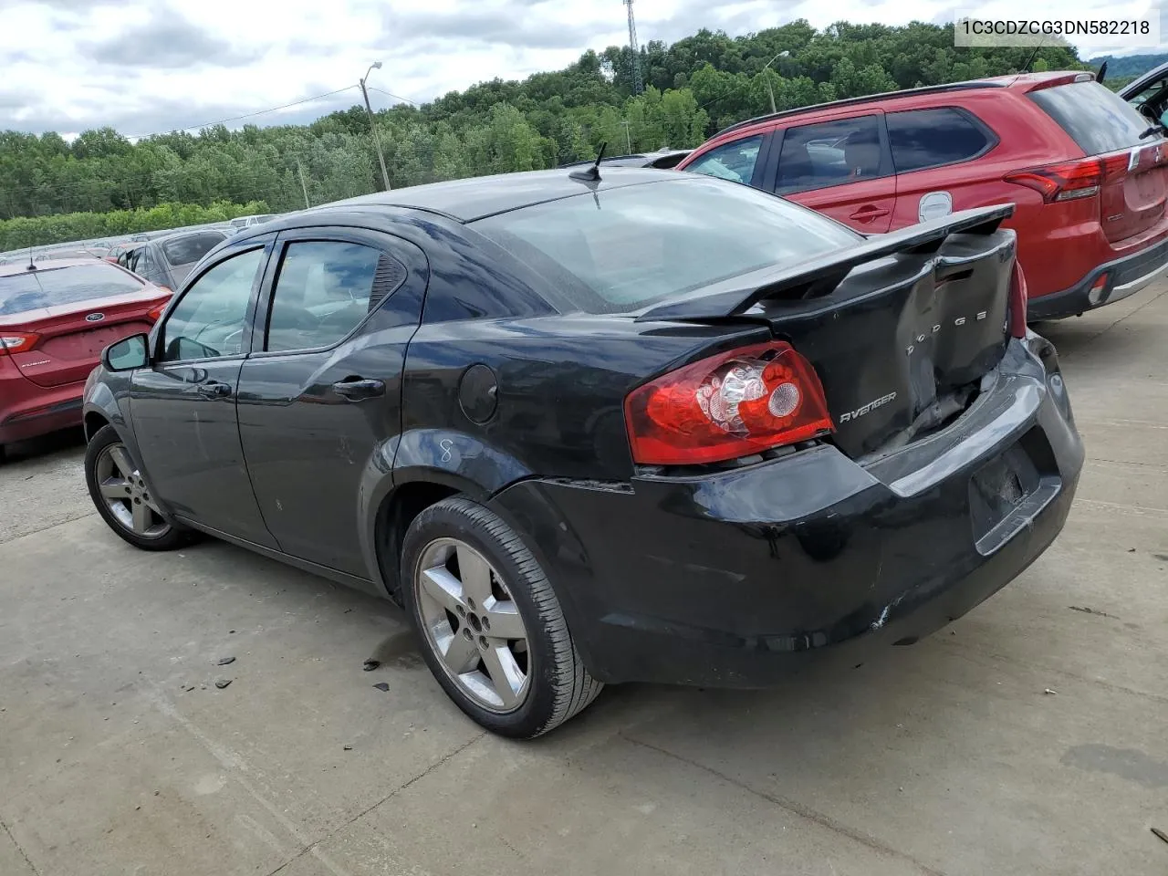 2013 Dodge Avenger Sxt VIN: 1C3CDZCG3DN582218 Lot: 58269104