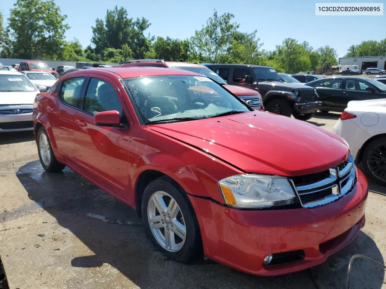 2013 Dodge Avenger Sxt VIN: 1C3CDZCB2DN590895 Lot: 58484244