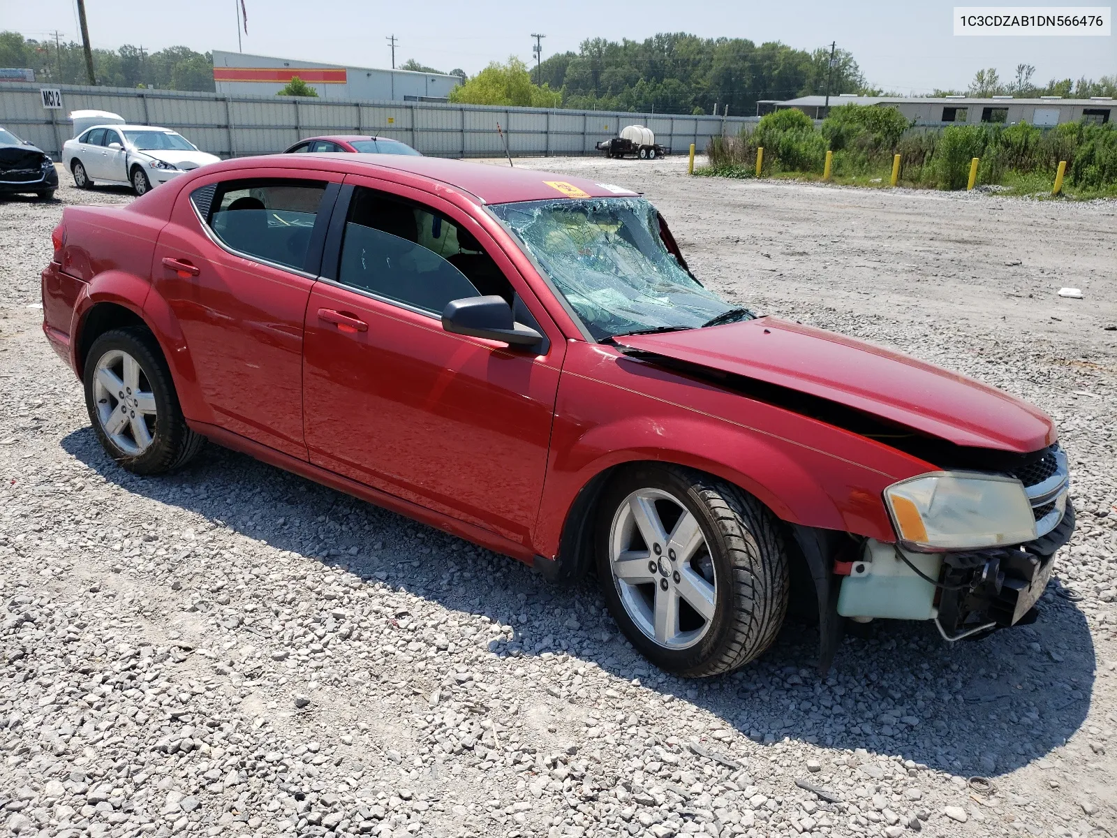 2013 Dodge Avenger Se VIN: 1C3CDZAB1DN566476 Lot: 60890984