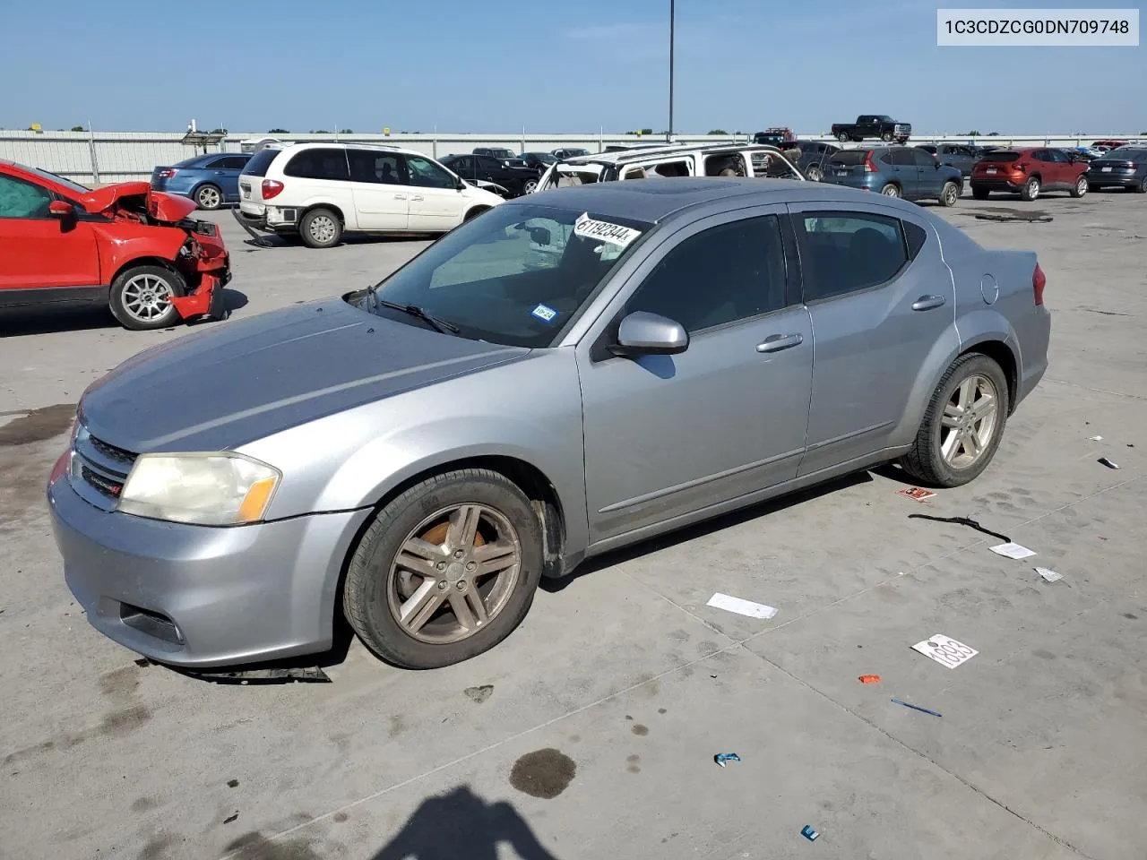 2013 Dodge Avenger Sxt VIN: 1C3CDZCG0DN709748 Lot: 61192344