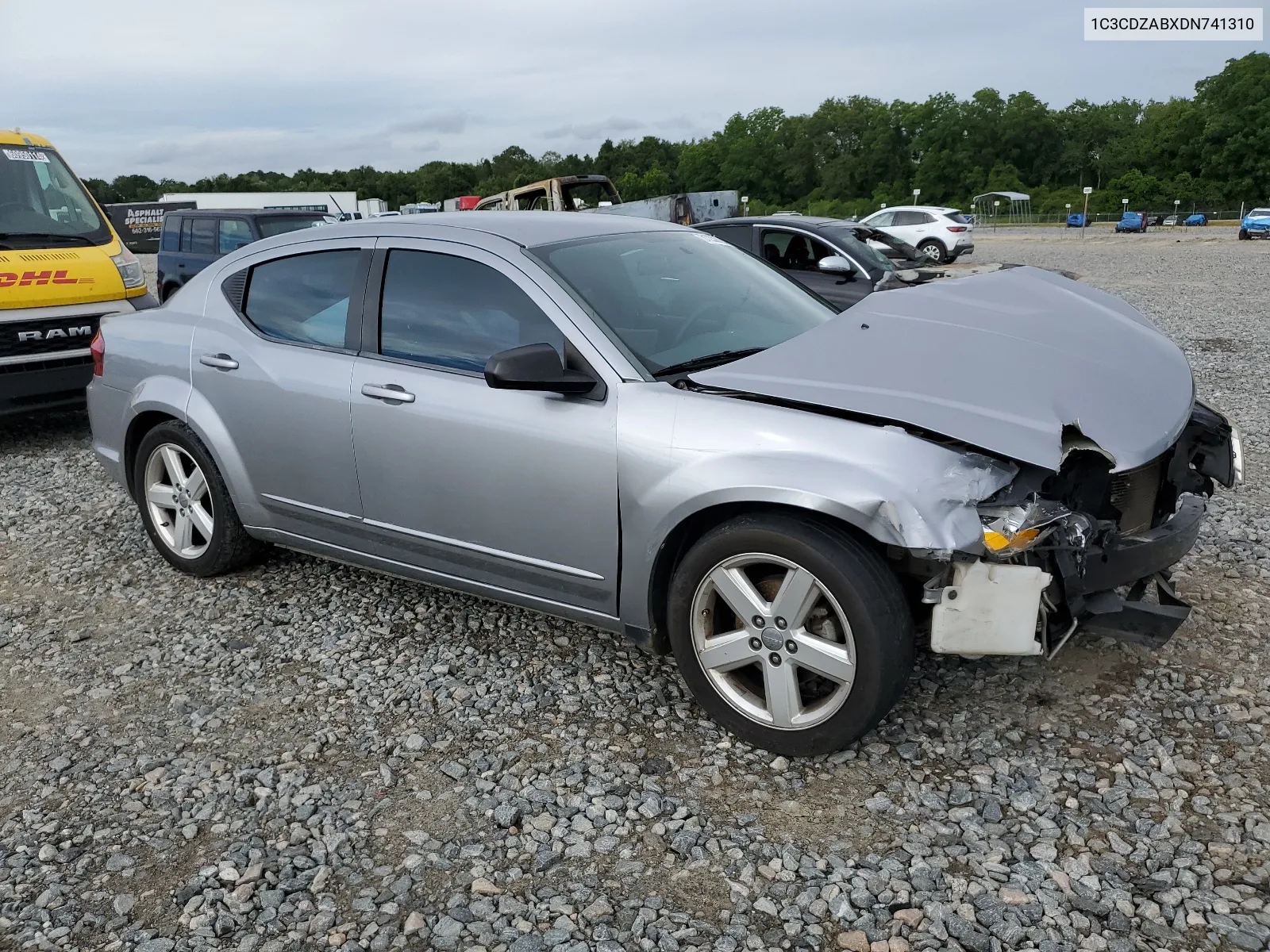 2013 Dodge Avenger Se VIN: 1C3CDZABXDN741310 Lot: 61232794