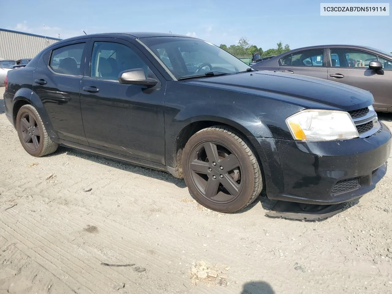 2013 Dodge Avenger Se VIN: 1C3CDZAB7DN519114 Lot: 61770524