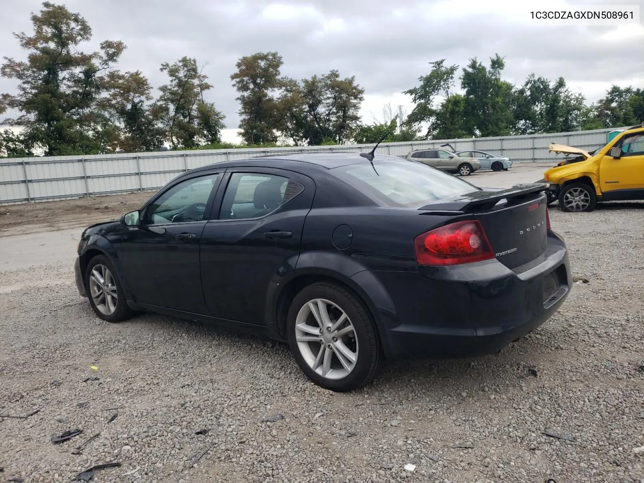 2013 Dodge Avenger Se VIN: 1C3CDZAGXDN508961 Lot: 61881934