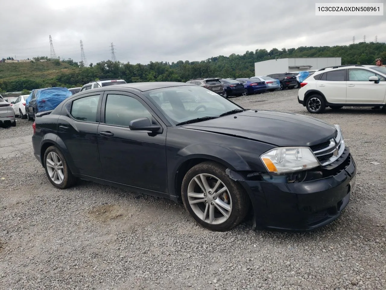 2013 Dodge Avenger Se VIN: 1C3CDZAGXDN508961 Lot: 61881934