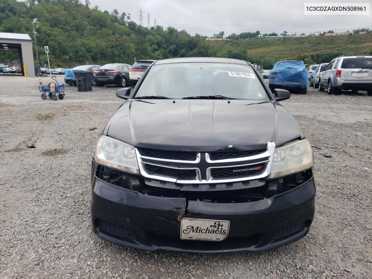 2013 Dodge Avenger Se VIN: 1C3CDZAGXDN508961 Lot: 61881934