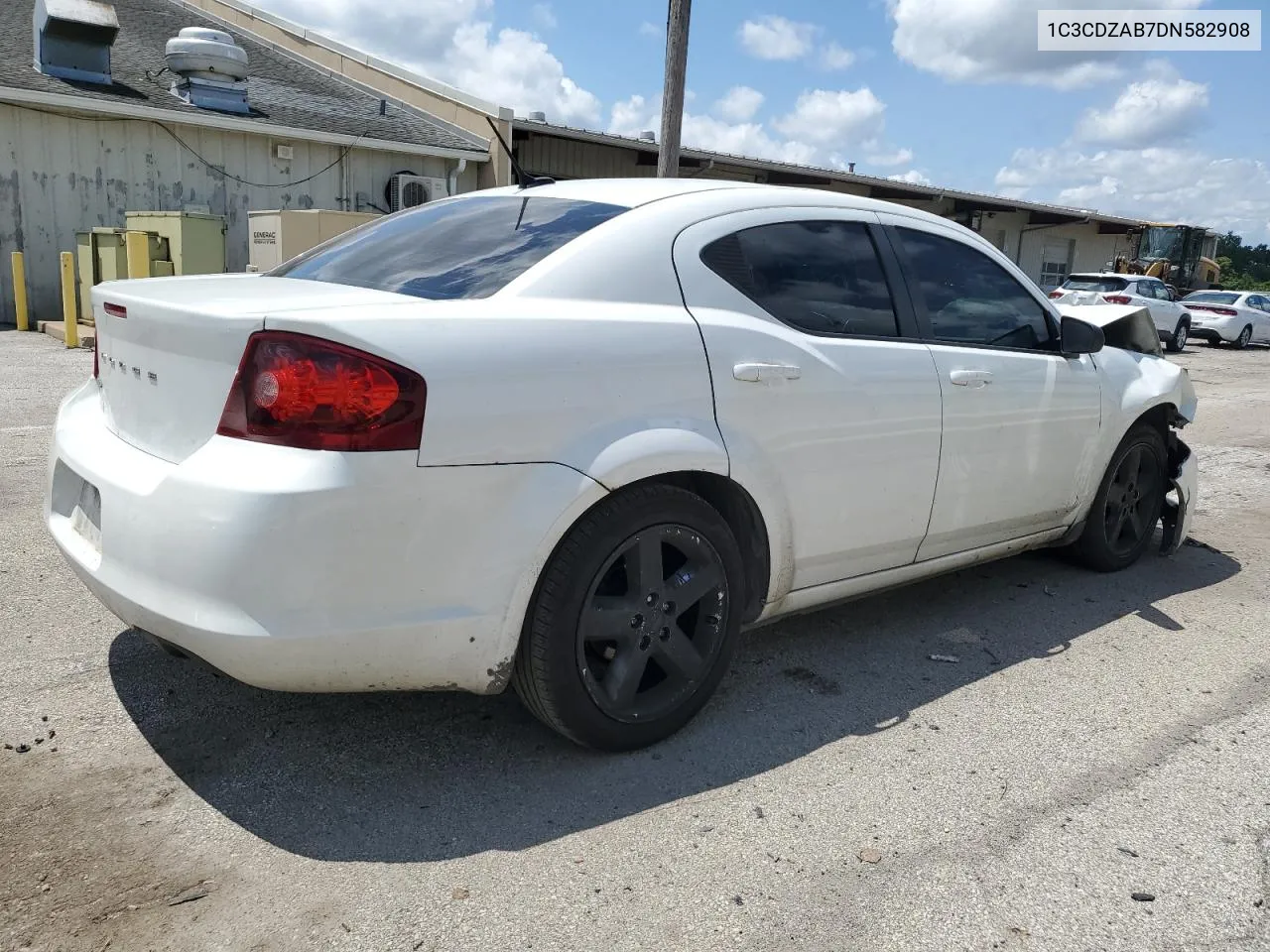 2013 Dodge Avenger Se VIN: 1C3CDZAB7DN582908 Lot: 62735264