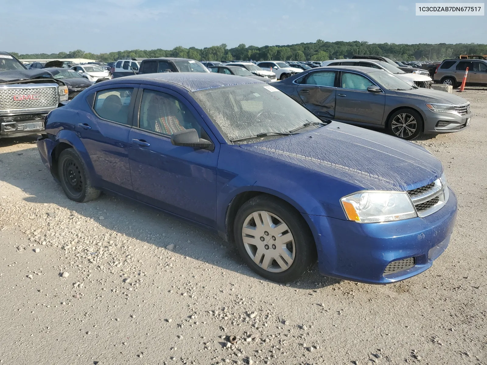 2013 Dodge Avenger Se VIN: 1C3CDZAB7DN677517 Lot: 62829614