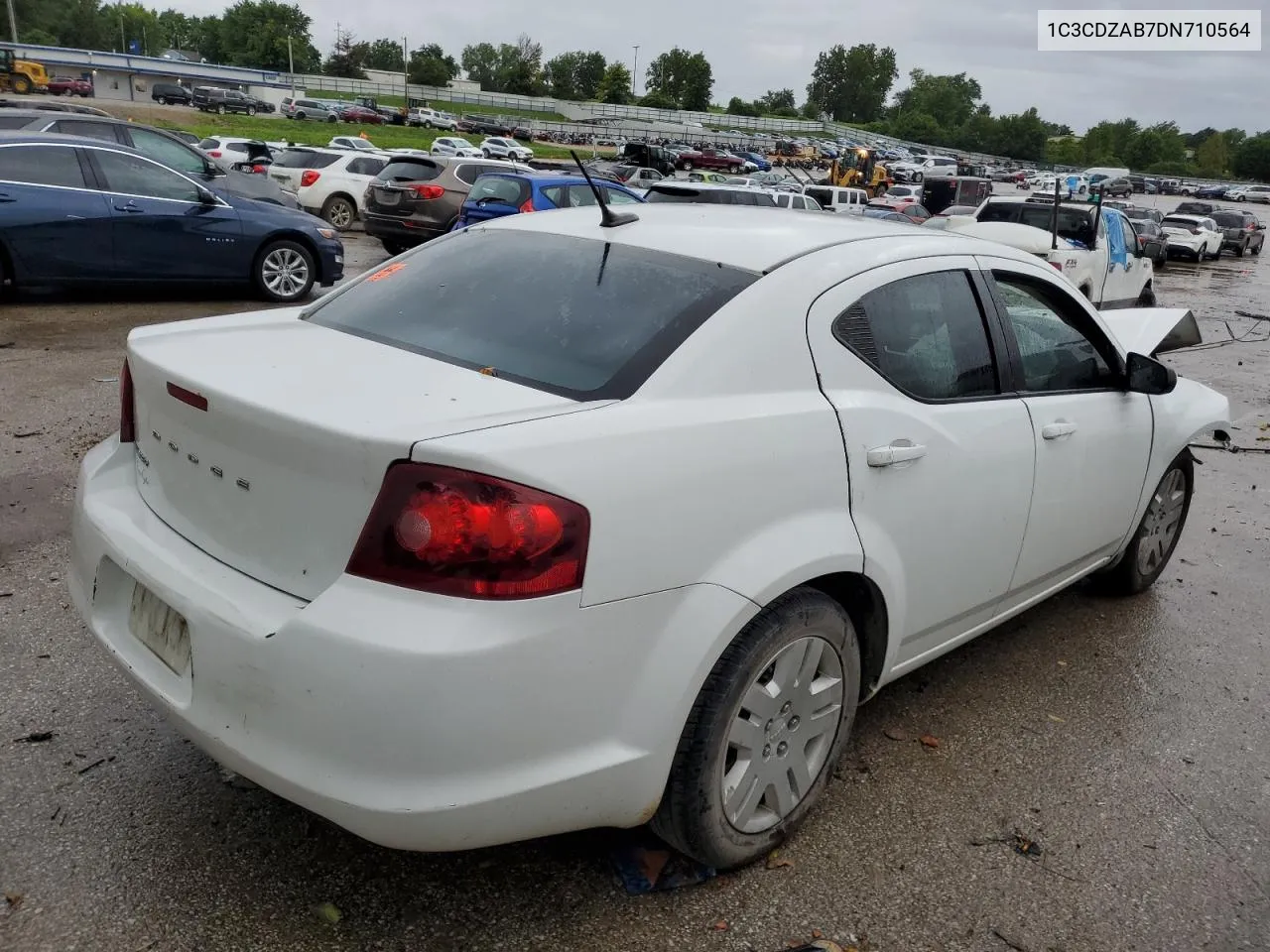 2013 Dodge Avenger Se VIN: 1C3CDZAB7DN710564 Lot: 63084254