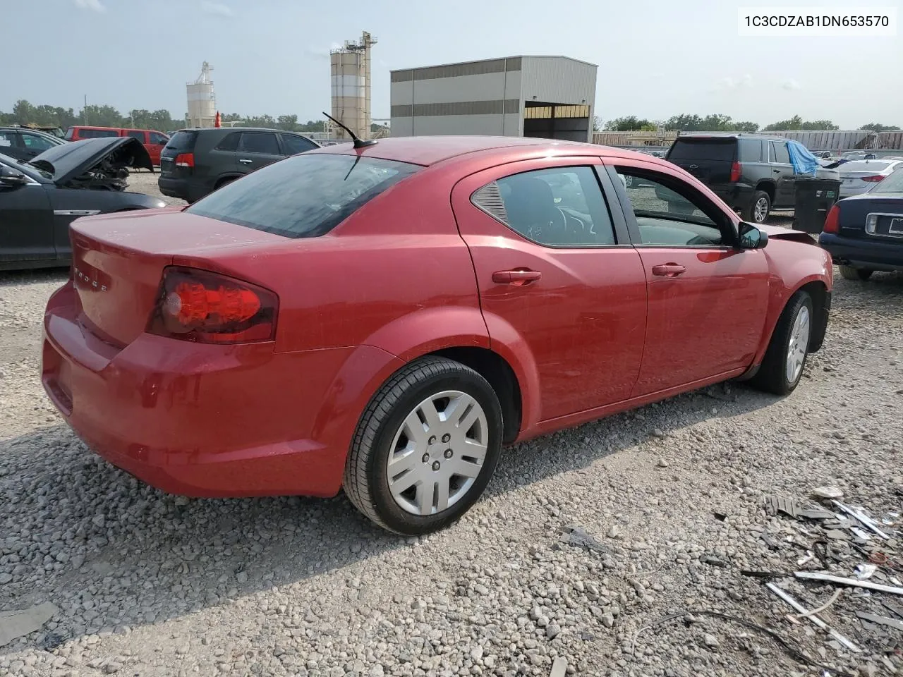 2013 Dodge Avenger Se VIN: 1C3CDZAB1DN653570 Lot: 63777524