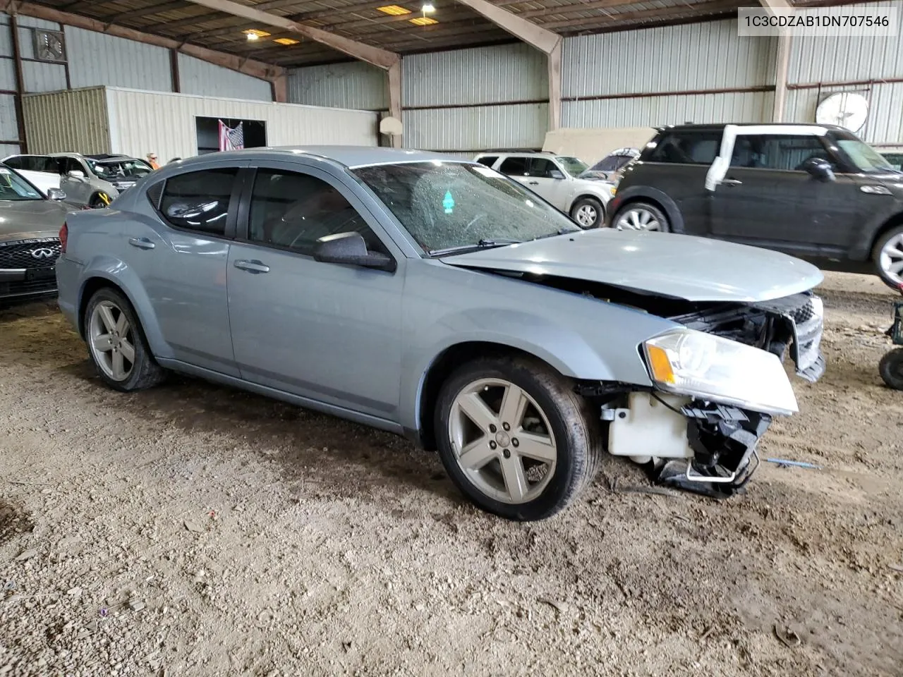 2013 Dodge Avenger Se VIN: 1C3CDZAB1DN707546 Lot: 63807354