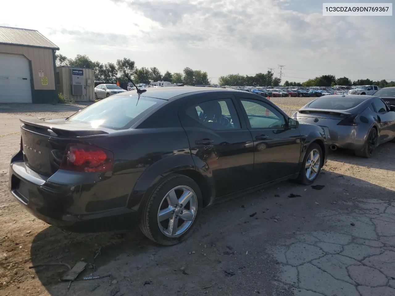 2013 Dodge Avenger Se VIN: 1C3CDZAG9DN769367 Lot: 64137104