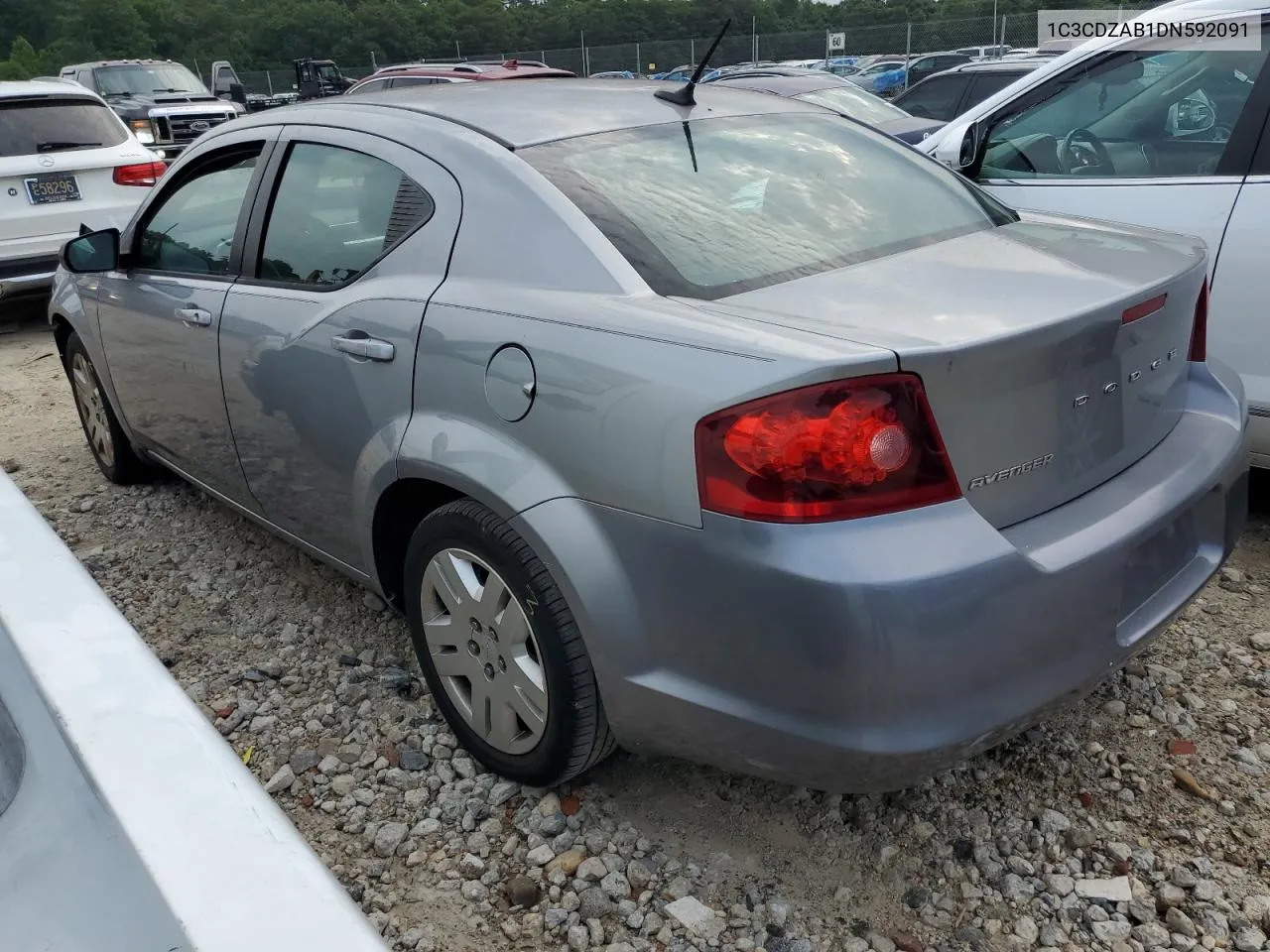 2013 Dodge Avenger Se VIN: 1C3CDZAB1DN592091 Lot: 64516354